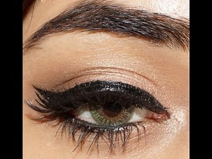 Adele inspired Glamorous Winged liner Eye makeup Tutorial | corallista
