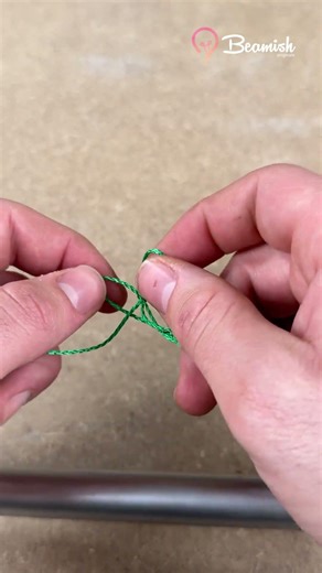 Connecting two fishing lines together 🎣 #easy #fishing #trick