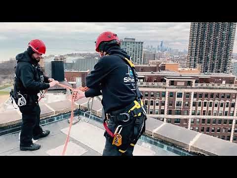Commercial Roof Anchors and High Rise Window Cleaning, Fall Protection, Anchor Systems