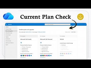 How to check your current OneDrive plan (Account Info)