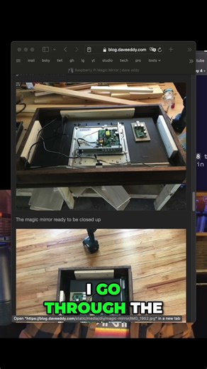 How I created my Raspberry PI Magic Mirror!