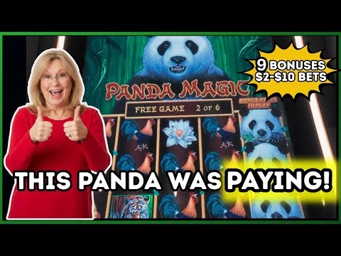 THIS Panda Was Paying! Panda Magic - 9 Bonuses in One Session!