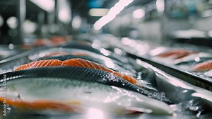 A fish processing plant utilizing IoT data to track the location and quality of each fish within their supply chain ensuring transparency and traceability for consumers.