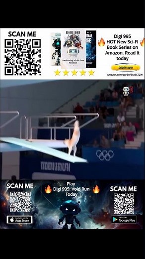 Dogs Compete in the Olympics Diving Finals 🐶💦 | One Did a Backflip?!