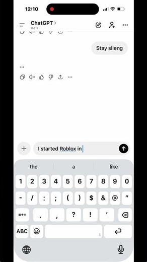 I started Roblox in 2020