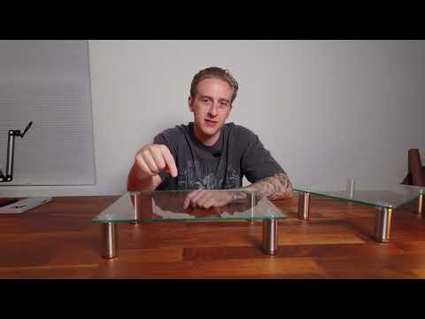 This Tempered Glass Monitor Stand Is Surprisingly Sturdy