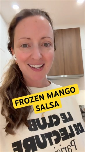 FROZEN MANGO SALSA🥭#easyrecipe #mangorecipe #mangosalsa