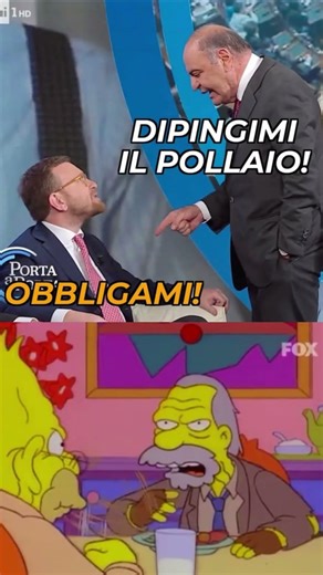 "Dipingimi il pollaio, obbligami!" 💥 I Simpson lo avevano già fatto #shorts