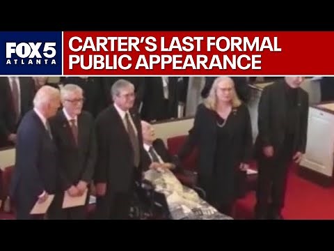 Jimmy Carter's last public appearance | FOX 5 News