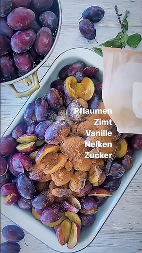 Lecker Pflaumenmus aus dem Backofen Rezept 😋