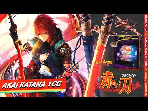 AKAI KATANA 1CC en PCB ORIGINAL ⚔️ Full Run + 👉 Gameplay Comentado