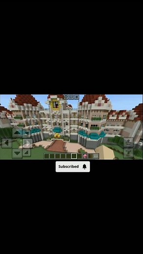 I Build Disney Land Castle 🤯 | #minecraft #disneyland #viralshorts #gamerfleet #dream