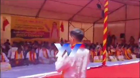 BJP's dirty game exposed in Karnataka! The Congress govt is pushing a 2-language policy to protect Kannada pride & make third language (Hindi) just a grade, not marks — simple, student-friendly move.But BJP can't digest it. Their puppet Governor Thaawarchand Gehlot jumps in, demands review, tries to sabotage the policy & push Hindi down our throats. Today KRV hit the streets with massive "Go Back Governor" protest in Bengaluru! Enough of Centre using Raj Bhavan to interfere in state education & 