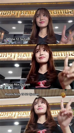 perbandingan kamera antara iPhone 12, Oppo A6x, Redmi Note 15 5G🥰🔥 menurut kalian lebih bagus yang mana? tulis di kolom komen🫶🏻 #fyp #iphone12 #redminote15 #oppoa6x