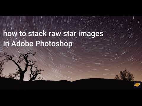 How To Create A Star Trail | Stacking In Photoshop
