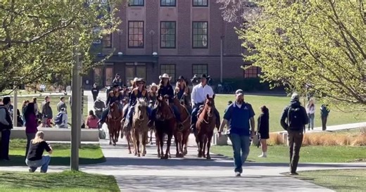 Horses on Campus: MSU Rodeo Team Showcases Spirit Ahead of Spring Rodeo