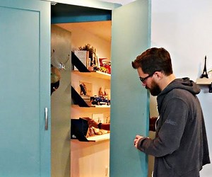 Watch Makers Build a Secret Room with a Hidden Switch and Smart Lock