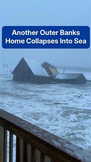Outer Banks Homes Lost to Storm Surge and Winds