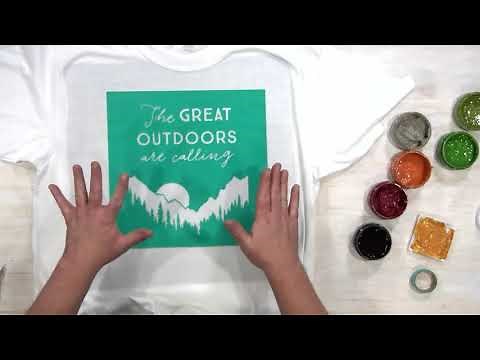 Chalk Couture Chalkology Ink How To Make Your Own Shirt "The Great Outdoors"