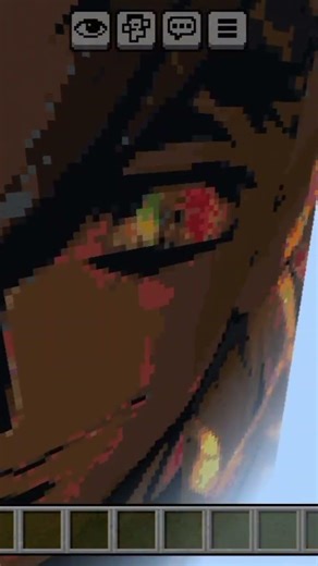 💀 Doma Statue Build in Minecraft! 😈 Upper Moon 2 Power 🔥 #shorts
