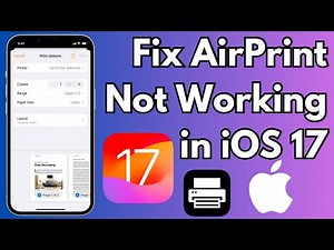 How To Fix AirPrint Not Working After iOS Update on iPhone