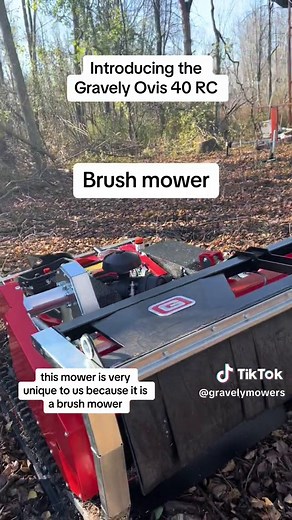 Introducing the Gravely Ovis 40 RC - Remote-controlled Brush Mower