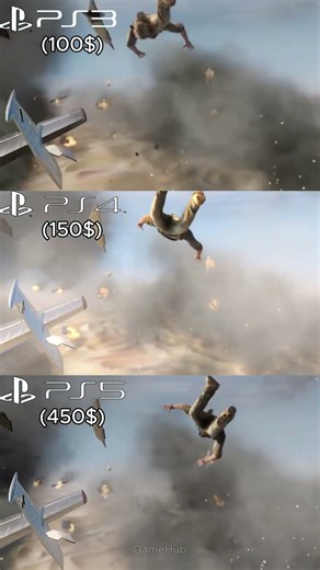 Uncharted 3 PS5 VS PS4 VS PS3 Graphics Comparison P.2 #game #ps4 #gaming #uncharted #uncharted3