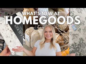 COZY HOMEGOODS FALL DECOR 2025 | HOMEGOODS SHOP WITH ME | Designer Look For Less