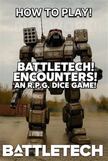 HOW TO PLAY BATTLETECH ENCOUNTERS! SEQUENCE OF A PLAYER TURN