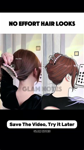 Easy Messy Bun Updo with Claw Clip Tutorial 2026🎀|Simple Hairstyle for Long Hair #Hairstyle #ootd