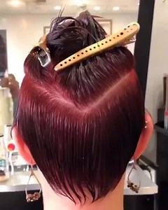 Short, red and ready to take on the world ❣️ #getitgirl Hair by @davidsolis22 ✨ My favorite little pixie girl with a fresh color and cut. Tell me what you think, should I keep making videos? Jamie is one of those girls that should always have short hair, don’t you agree?! Color: Goldwell US Olaplex always keeping my clients hair strong 💪🏽 CosmoProf is proud to support those who are #licensedtocreate #repost | CosmoProf