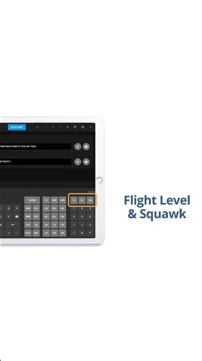 ATIS & ATC clearance made easy with skybook EFB with keyboard #pilots #aviation #avgeek #flightdeck