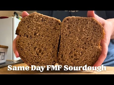 Same Day Fresh Milled Flour Sourdough Bread (No Overnight Rise)