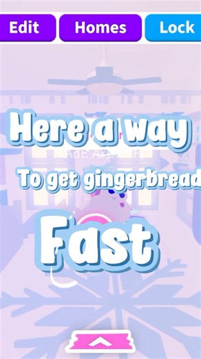 Here how to get gingerbreads fast#adoptme #roblox