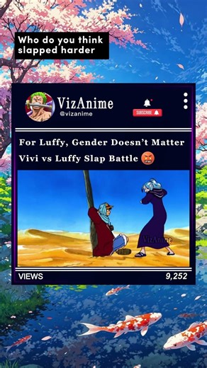 For Luffy, Gender Doesn’t Matter 😱Vivi vs Luffy Slap Battle #onepiece #luffy #vivi