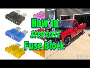 How to make a fuse block for your car key on power