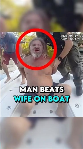 Cops arrest husband on a boat #cops #bodycam