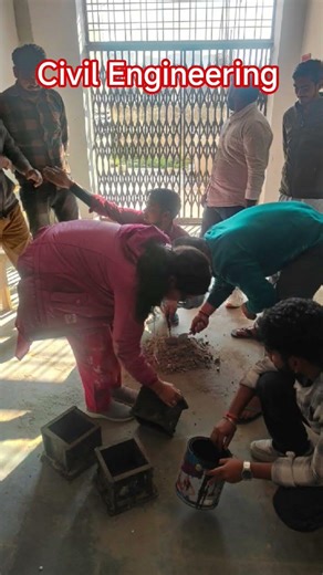 Practical #civilengineering #kmclu #lucknow #Cube Test