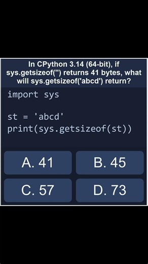 What is the string object size in Python? #programming #python #coding