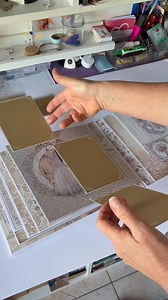 Mon petit dernier pour mon amie Salima | Les petits sacs et albums de Cathy