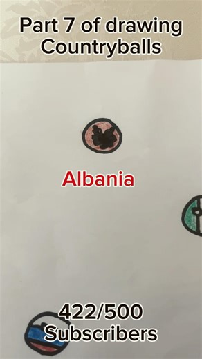 Drawing the Albania Countryball #history