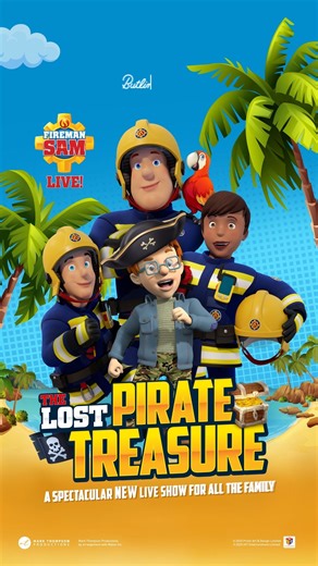 Butlin's | UK Family Holidays & Breaks on Instagram: "Ahoy, pirates! ‍☠️ Fireman Sam’s brand-new live show is packed with treasure hunts, pirate songs and swashbuckling adventure! Catch it on our Showtime Term-Time Midweek breaks! #ReadyToButlins"