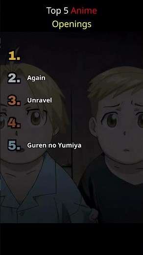 Top 5 Best Anime Openings