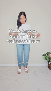 Looking to elevate your style game with cropped denim jeans? This versatile wardrobe staple can be transformed with just a few simple tweaks. Whether you're aiming for a casual day out or a polished evening look, here's how to ensure your cropped jeans stand out! 💥..........💥 Firstly, focus on the fit. Cropped jeans look best when they're slightly tapered or straight-legged to flatter your figure. High-waisted styles particularly excel at elongating your legs and enhancing your silhouette. Pai