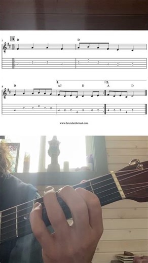 How to Play “The Eighth of January” on Guitar (Easy Fiddle Tune Lesson)