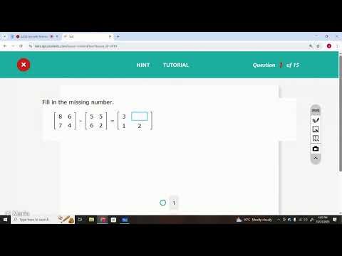 Grade 9 - Math: Matrices