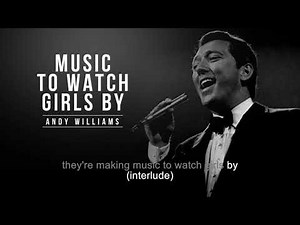 Music To Watch Girls By | Andy Williams | Karaoke