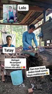 Mas pinili ko ang trabahong ito dahil Ito ang ibinohay sa amin ng aming mga magulang kaya saludo aku sa inyo lolo at aking Ama #blacksmith #panday | Randy Nicol Serias