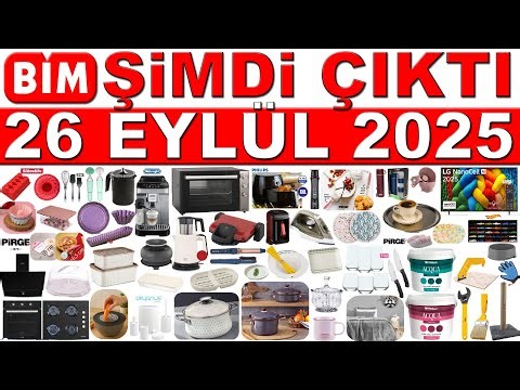 BİM 26 SEPTEMBER 2025 | TOASTER & OVEN | BİM CURRENT CONSTRUCTION HARDWARE | BİM DOWRY & KITCHEN ...
