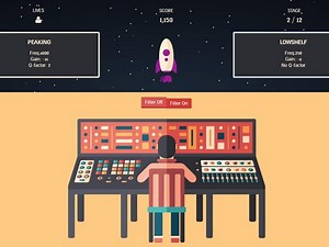 Give your ears a workout with this audio Space Invaders-like game